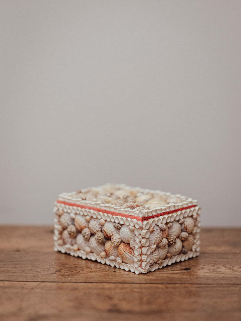Vintage Seashell Trinket Box