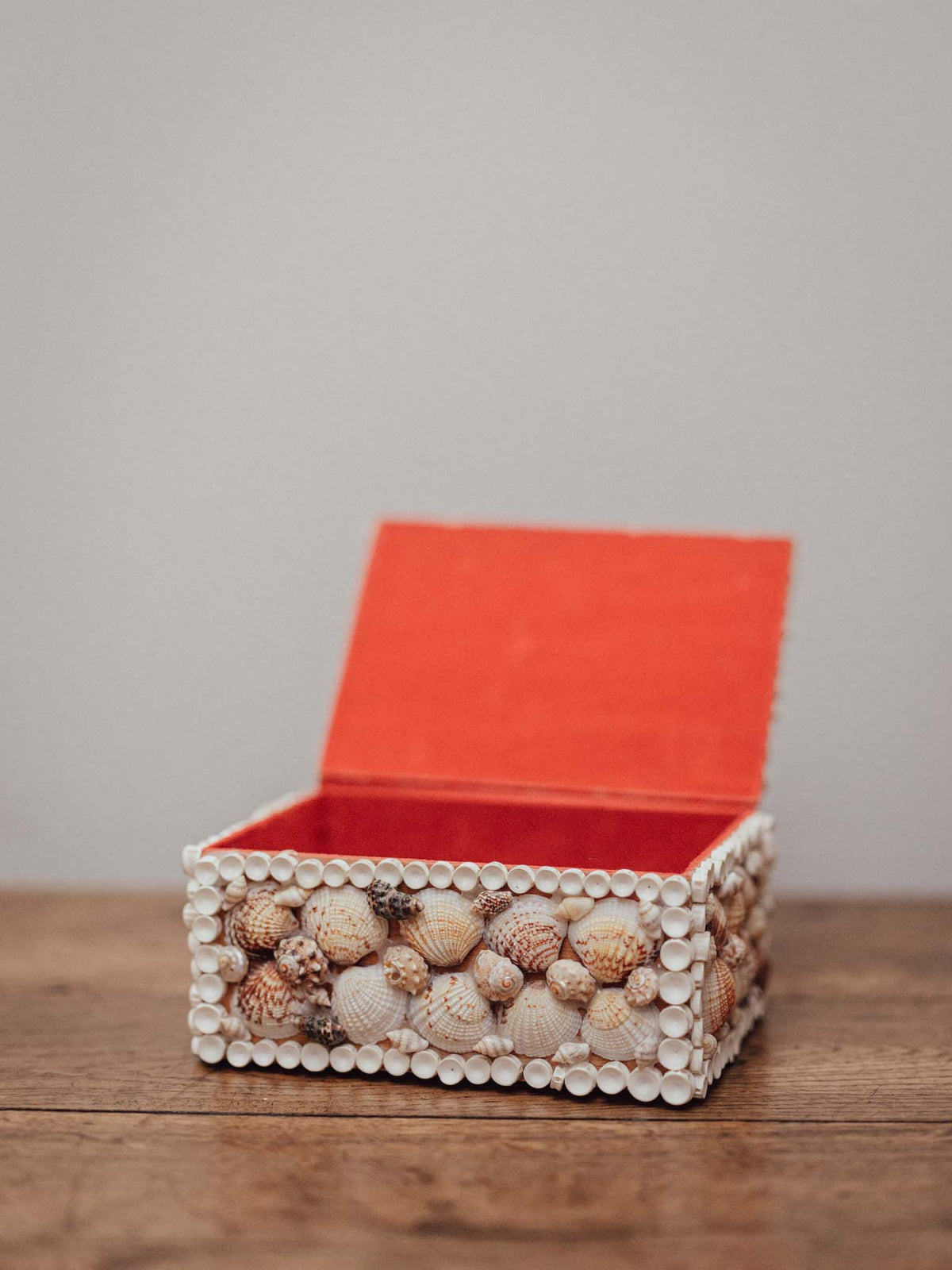 Vintage Seashell Trinket Box