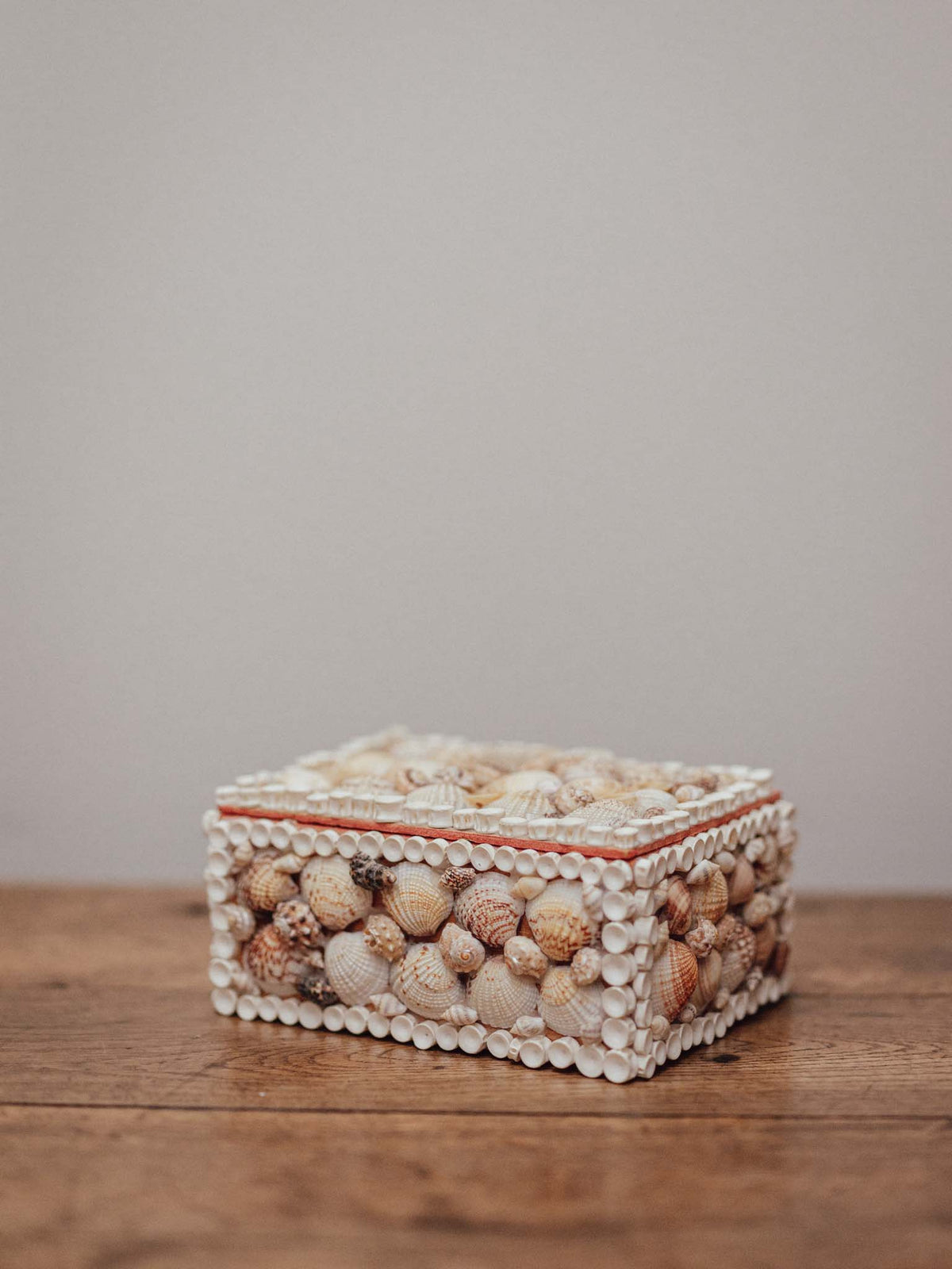Vintage Seashell Trinket Box