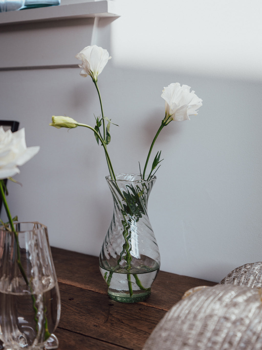 Handblown Ripple Vase