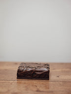 Carved Wooden Lotus Trinket Box