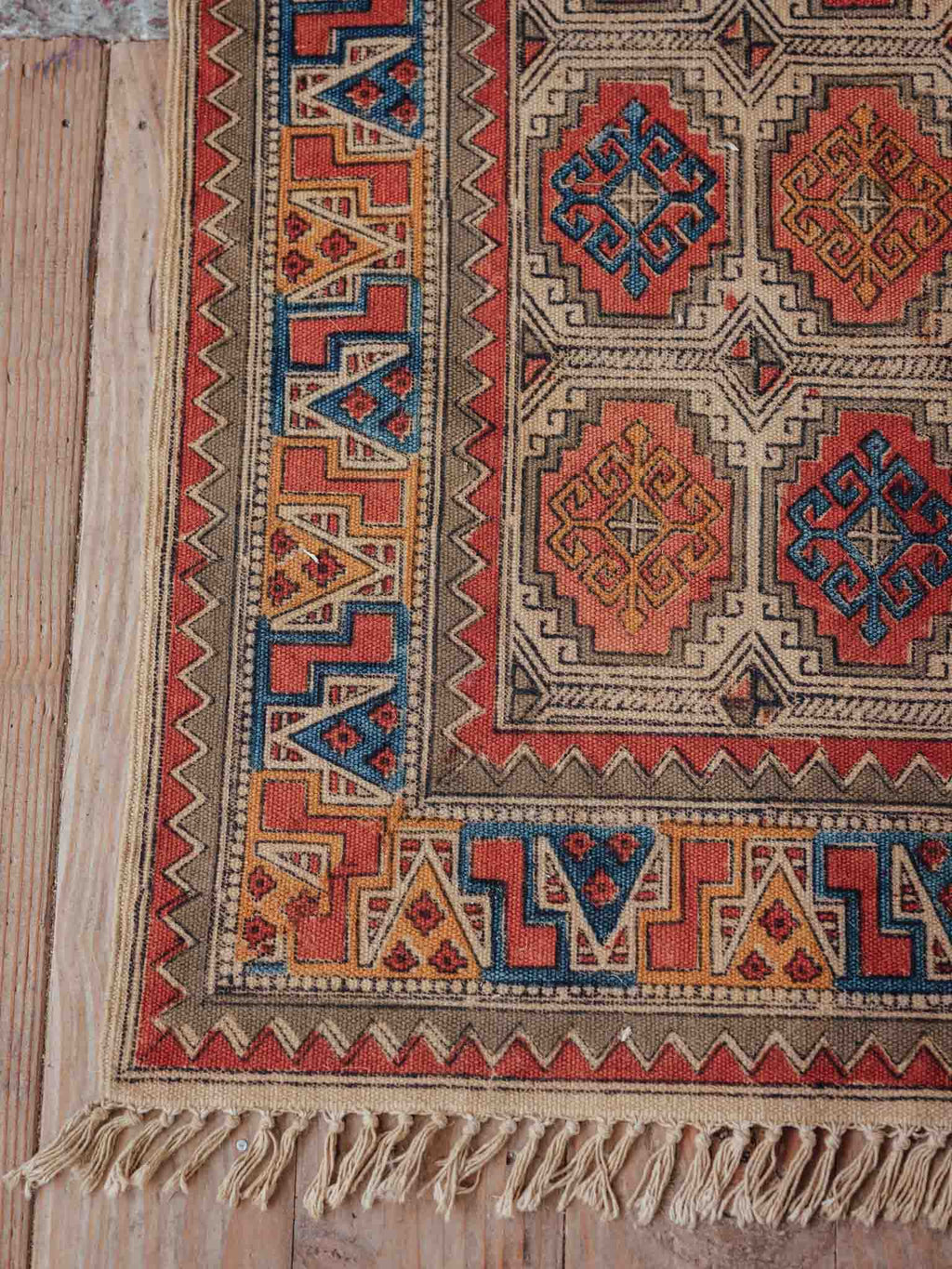 Bokhara Style Cotton Floor Rug
