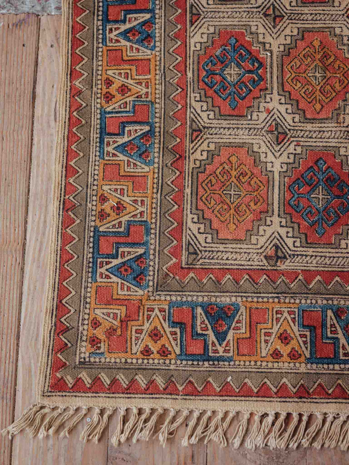Bokhara Style Cotton Floor Rug