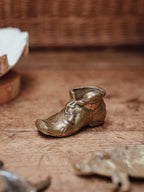 Vintage Brass Boot Paperweight