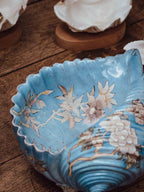 Hand-Painted Ceramic Shell Bowl