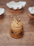 Vintage Ceramic Beehive Honey Pot
