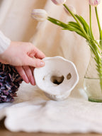 Porcelain Cherub Vase - Vintage