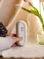 Wood Grain White Trough Vase