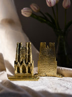 Vintage Brass Notre Dame Bookends – Decorative Brass Book Ends NZ