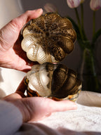 Vintage Burmese Hand-Crafted Gourd Pumpkin Box