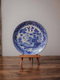 Japanese Blue Willow Ironstone Plate