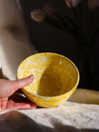 Vintage Chippy Italian Yellow Bowl