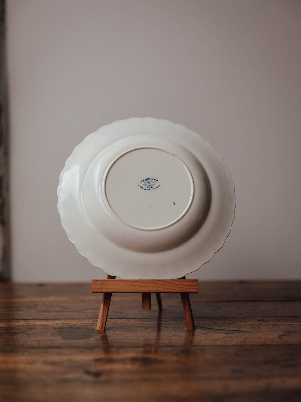 Teal Florence Pattern Bowl by Burgess and Leigh