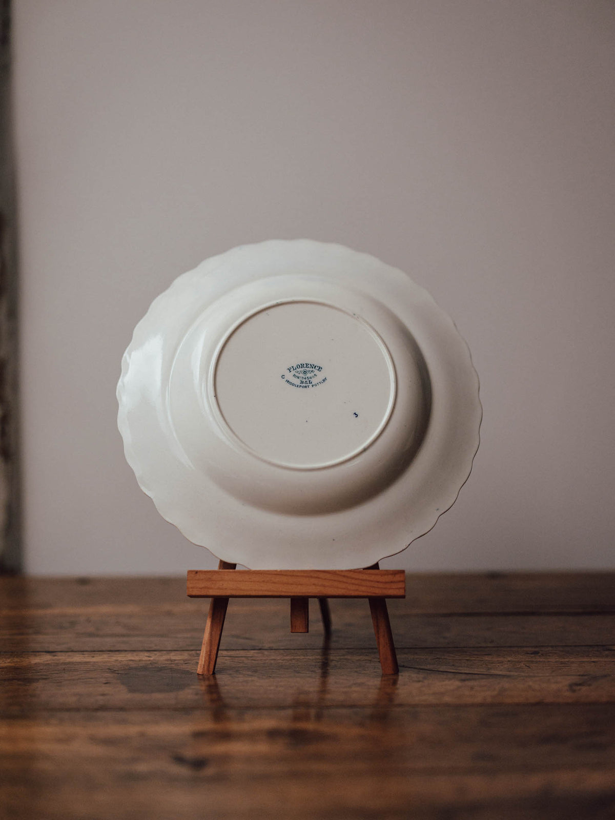 Teal Florence Pattern Bowl by Burgess and Leigh