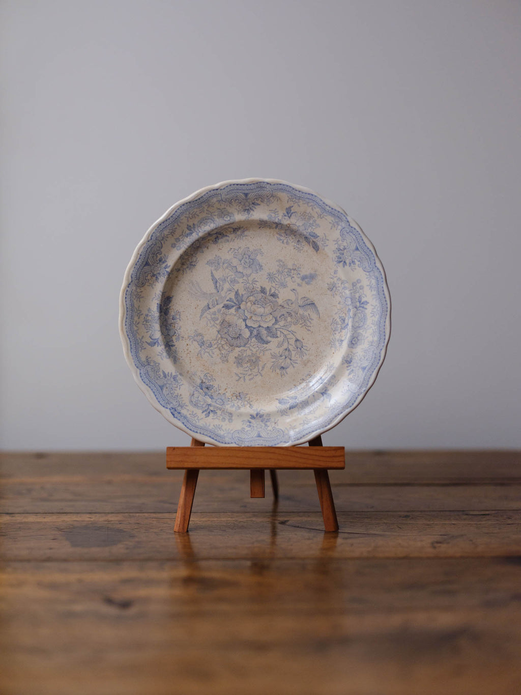 Asiatic Pheasants Blue and White Plate Brownfield and Sons