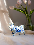 Vintage Delft Blue Cow Creamer