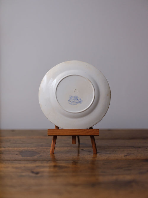Asiatic Pheasants Blue Transferware Plate