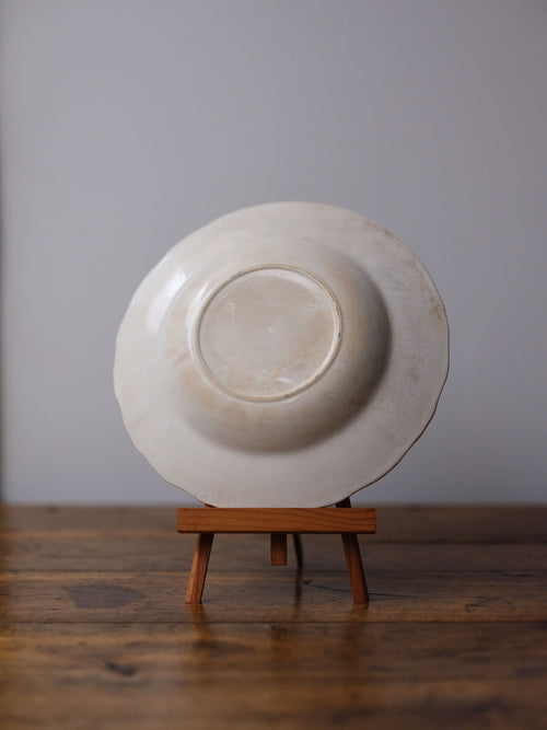Asiatic Pheasants Pale Blue Transferware Soup Plate