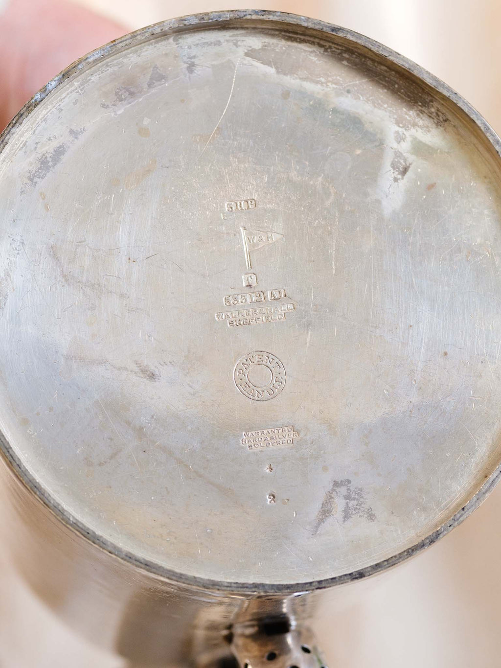 Walker & Hall Silver-Plated EPNS Teapot