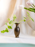 Brass Bud Vase Duo