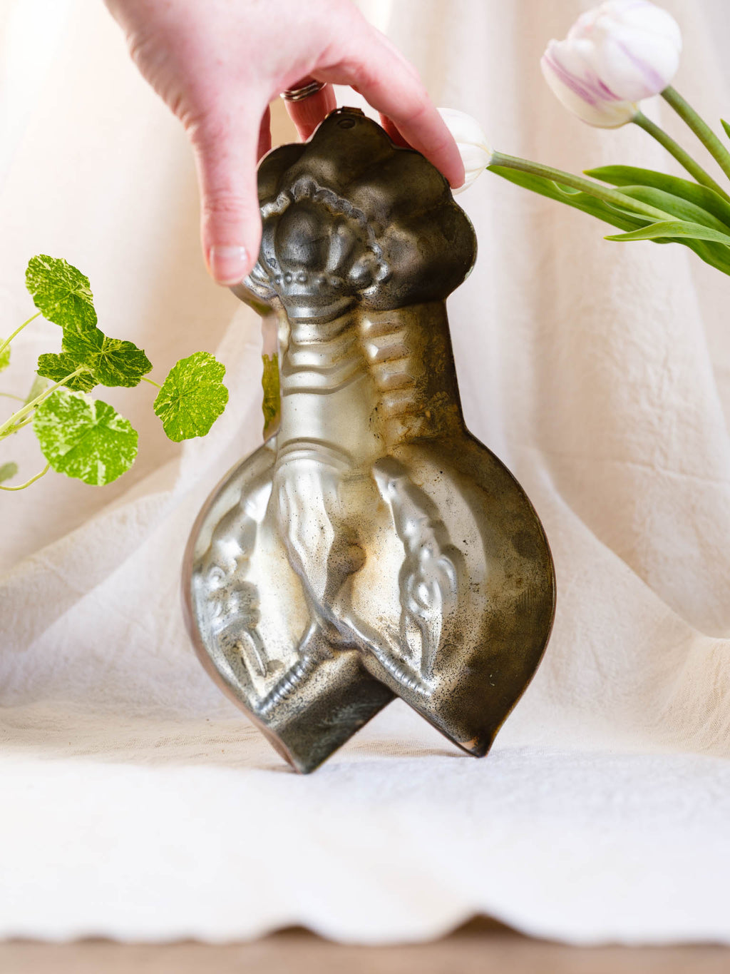 Copper Lobster Jelly Mold Wall Hanging