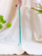 Recycled Glass Rectangular Footed Plate