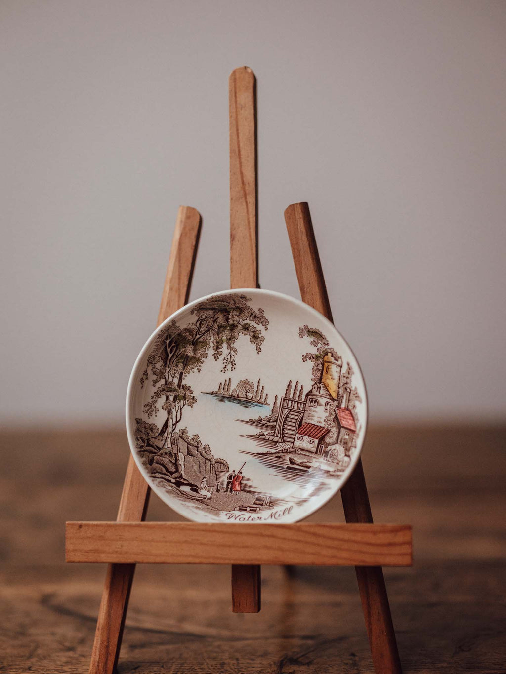 Johnson Bros Water Mill Transferware Dish