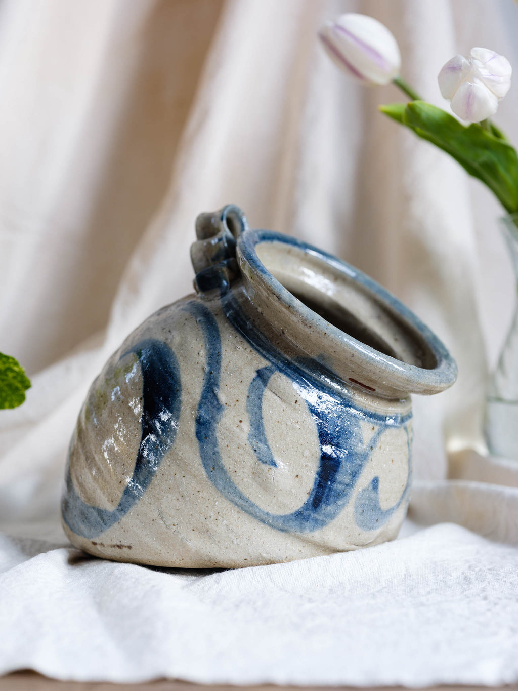 Huge Vintage Ceramic Salt Pig