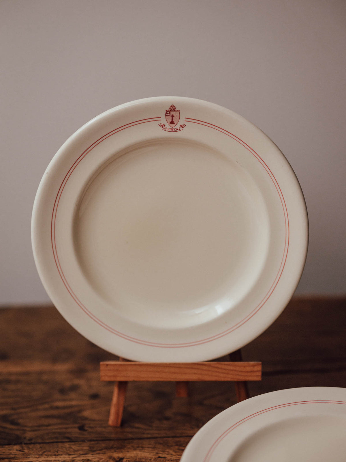 Set of Seven Whareama Crested Plates