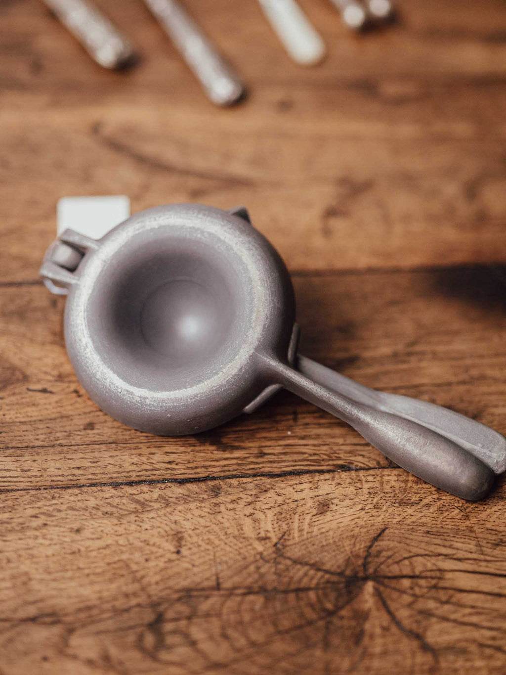 Cast Metal Lemon Squeezer