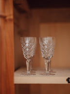 Set of Six Stemmed Glasses