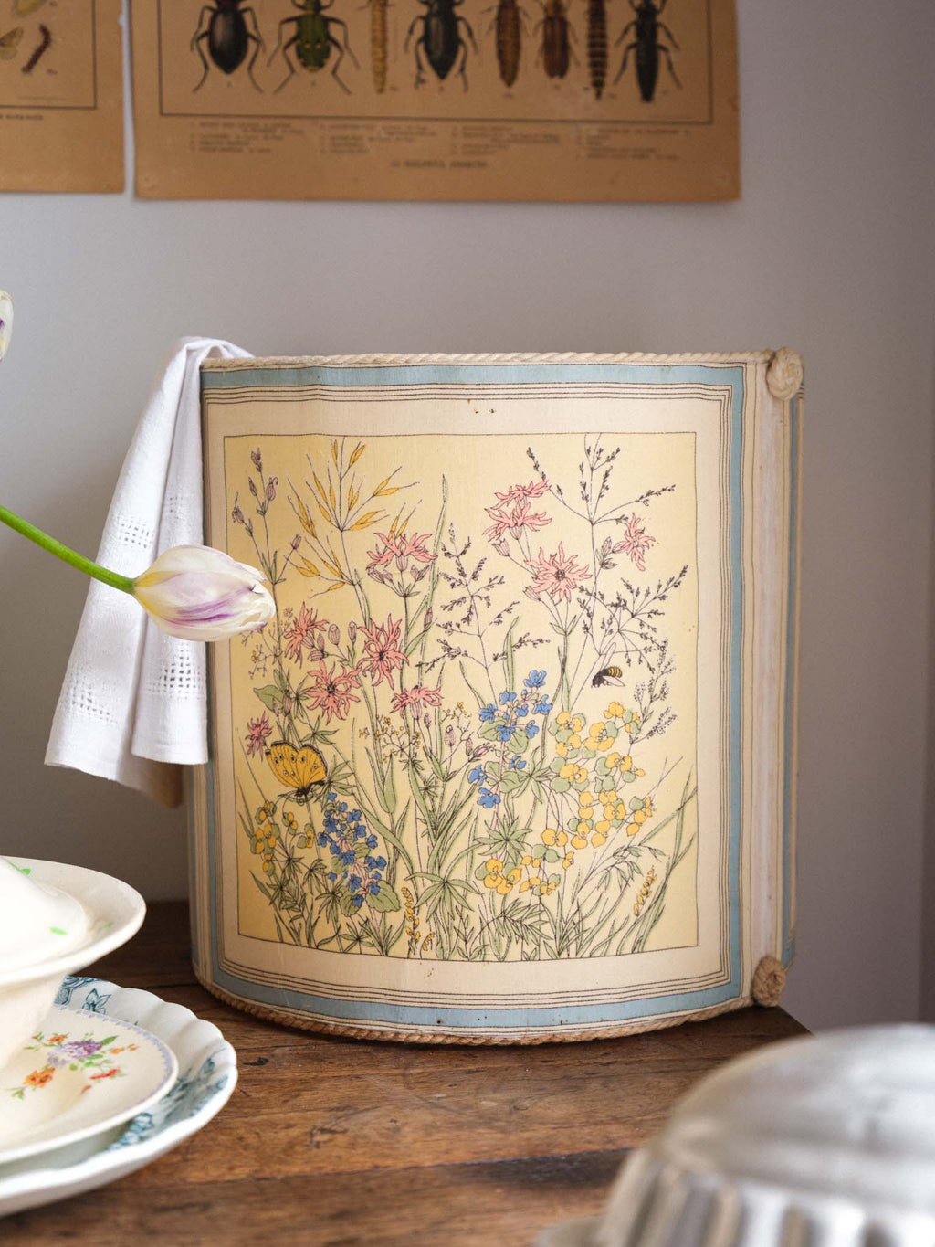 Vintage Floral Light Shade