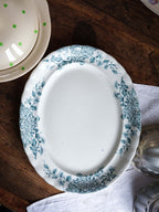 Vintage Transferware Blue & White Platter