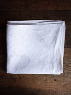 Pair of Beautiful Vintage Linen Damask Napkins