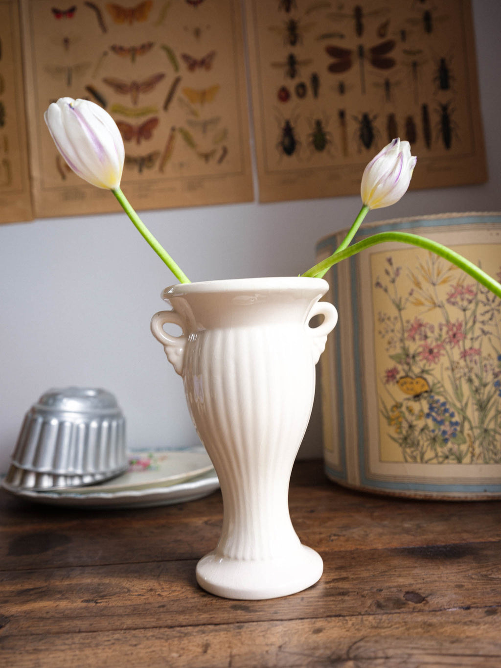 Reproduction Crown Lynn White Vase