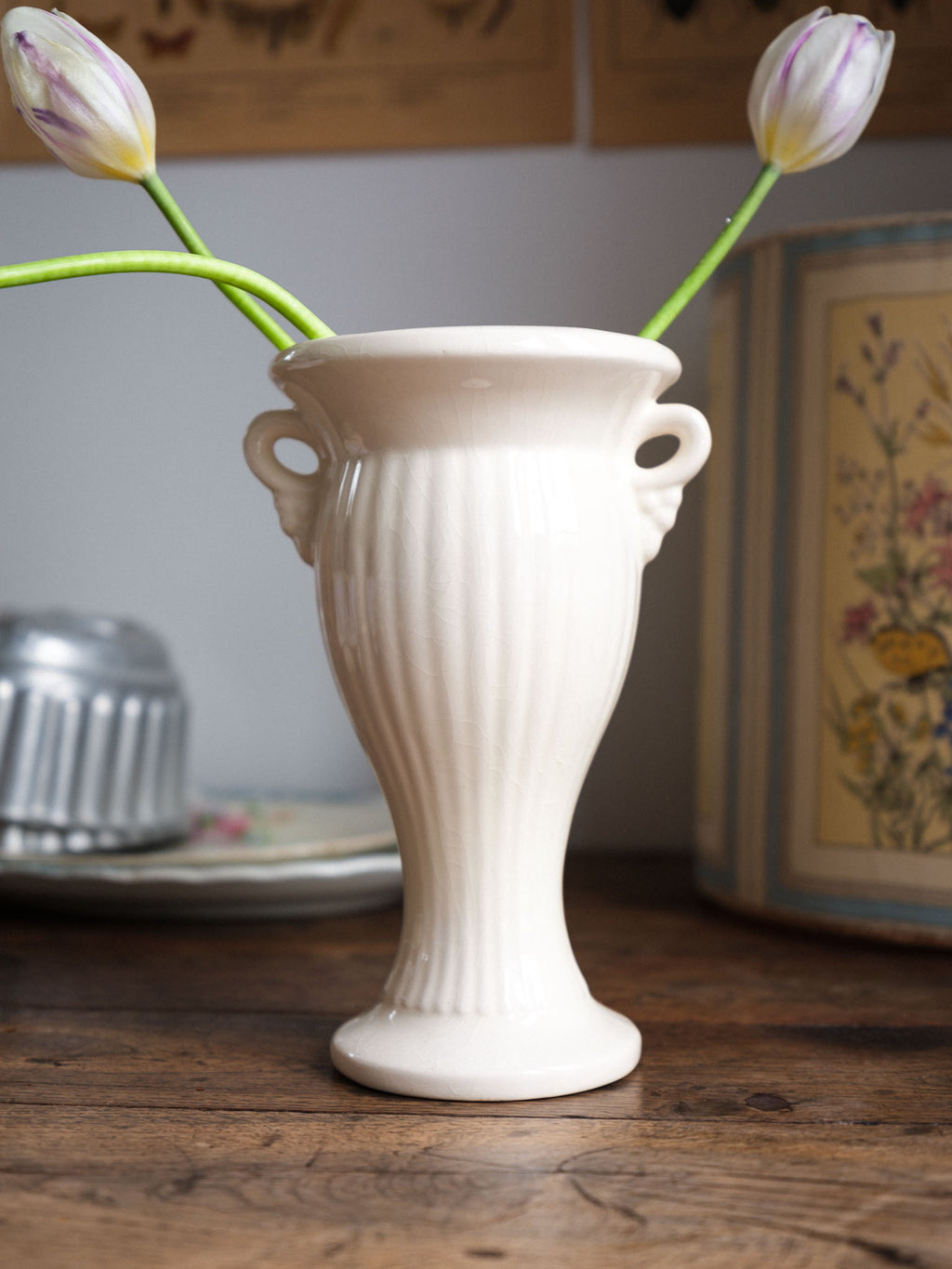 Reproduction Crown Lynn White Vase