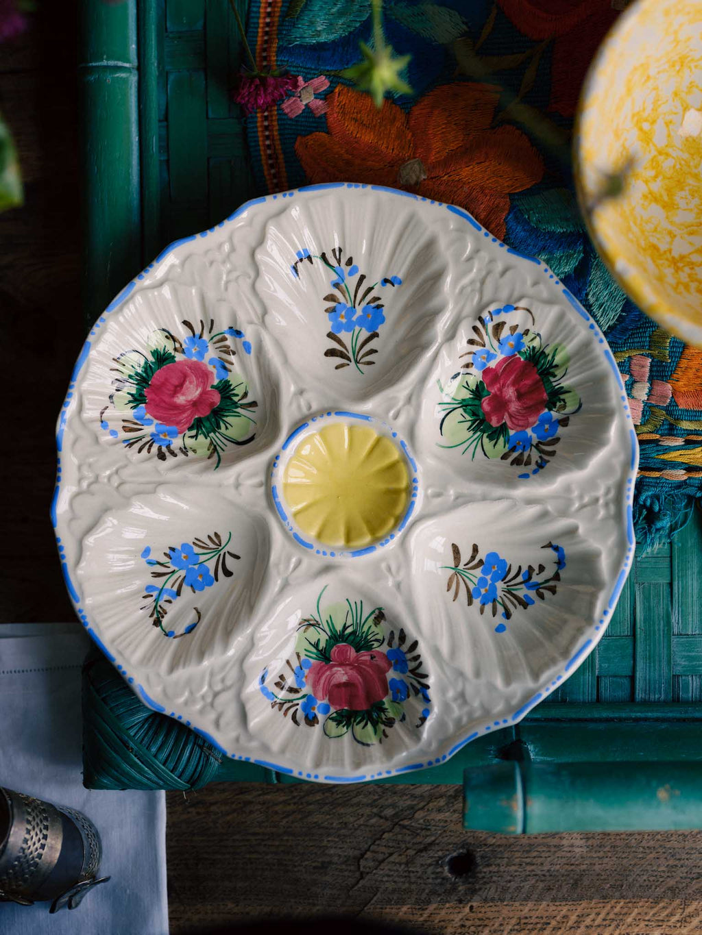 Italian Vintage Oyster Plate