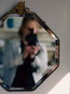 Antique Bevelled Glass Mirror – Bradley Bros. Christchurch, NZ