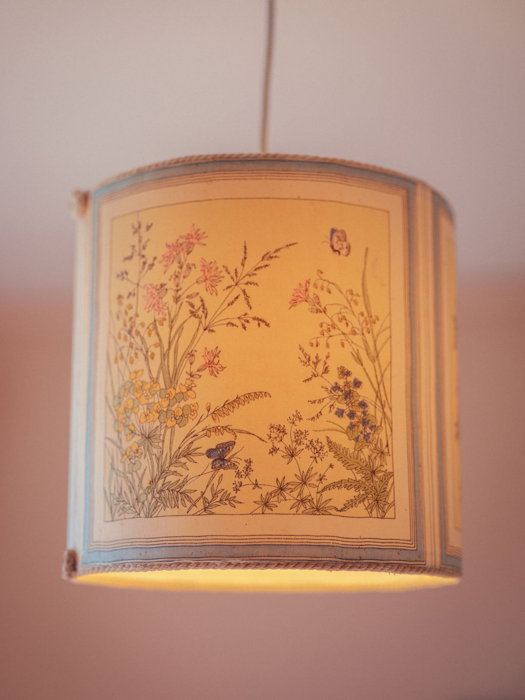 Vintage Floral Light Shade