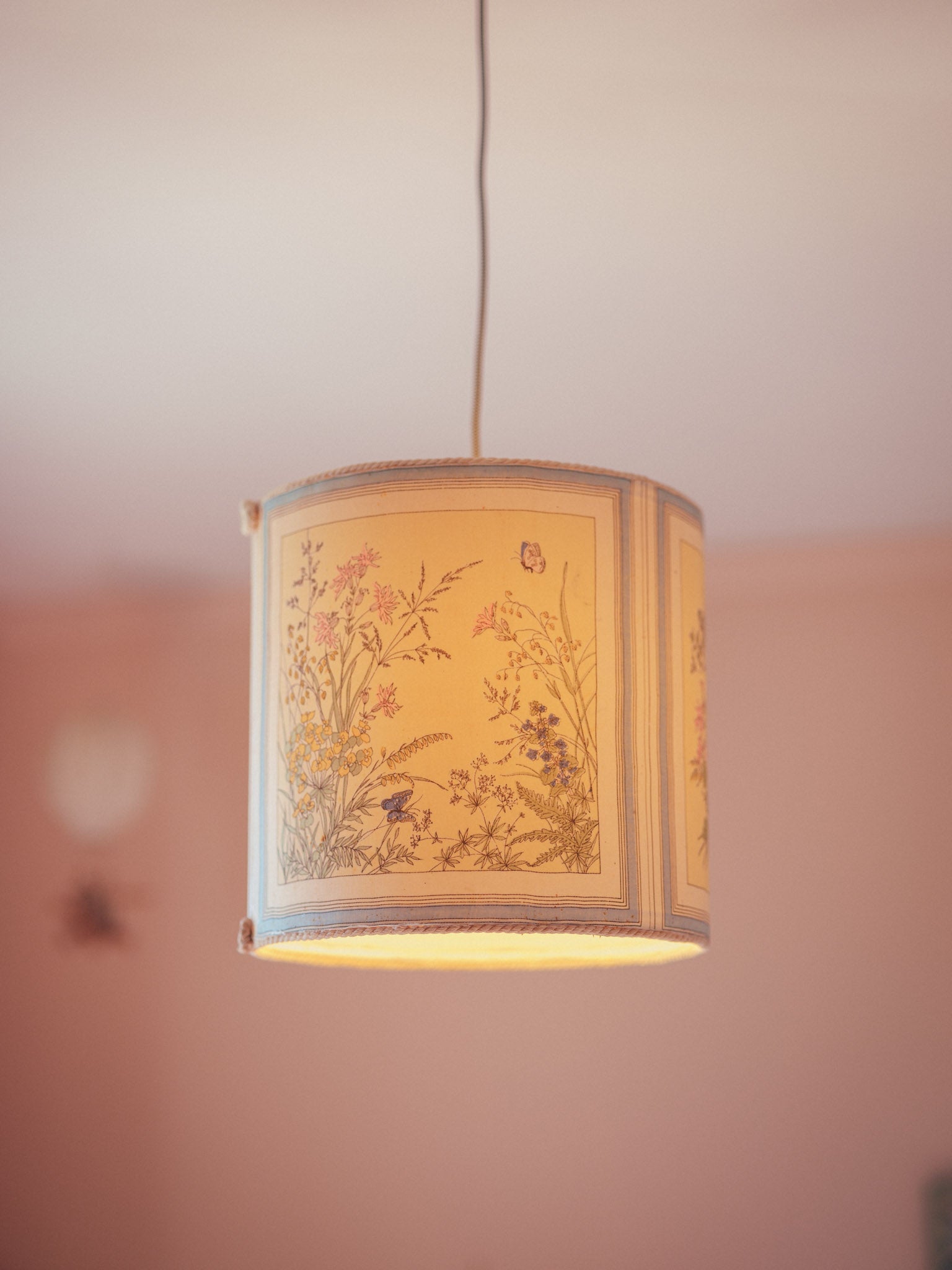 Vintage Floral Light Shade