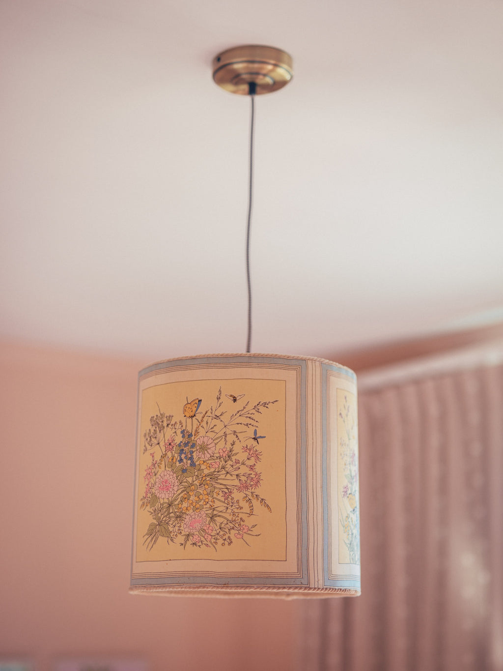 Vintage Floral Light Shade