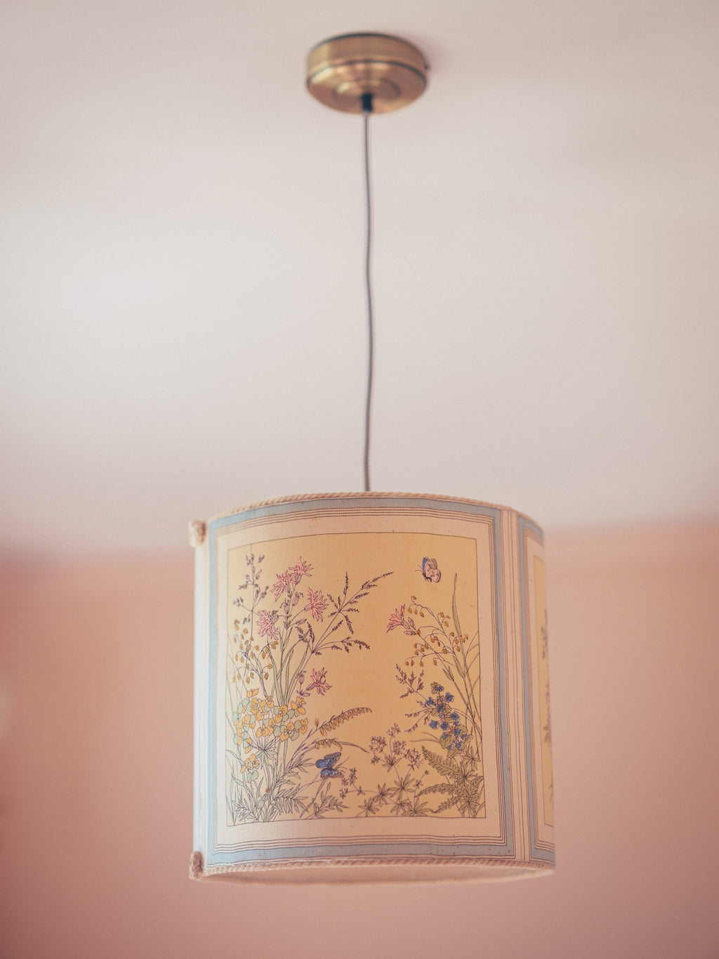 Vintage Floral Light Shade