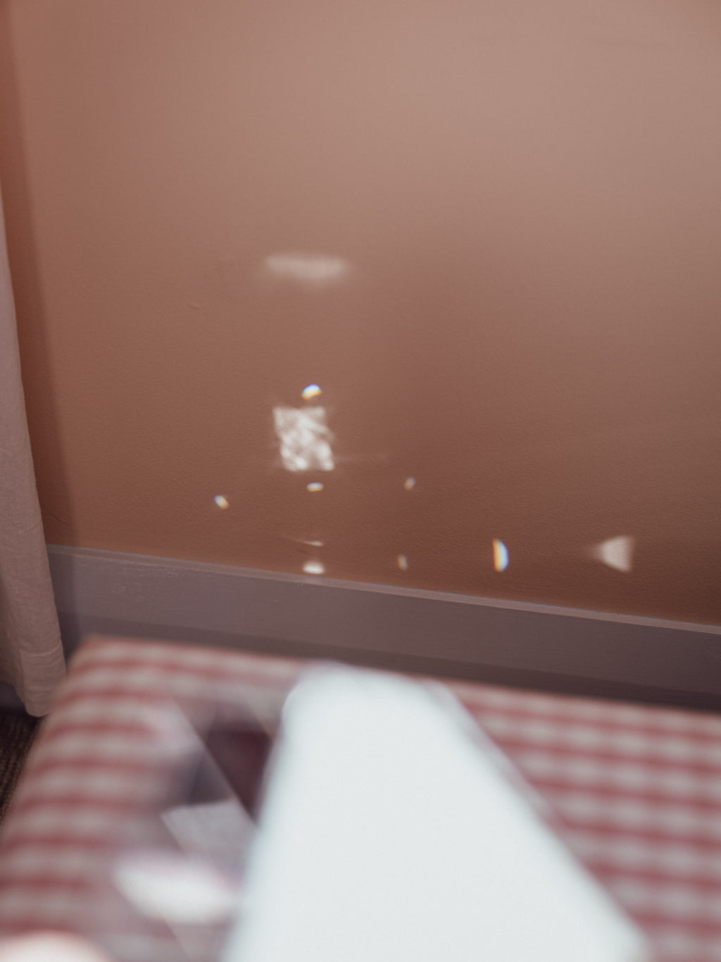 Art Deco - Three Leadlight Glass Pendant Lightshades with Matching Wall Sconce