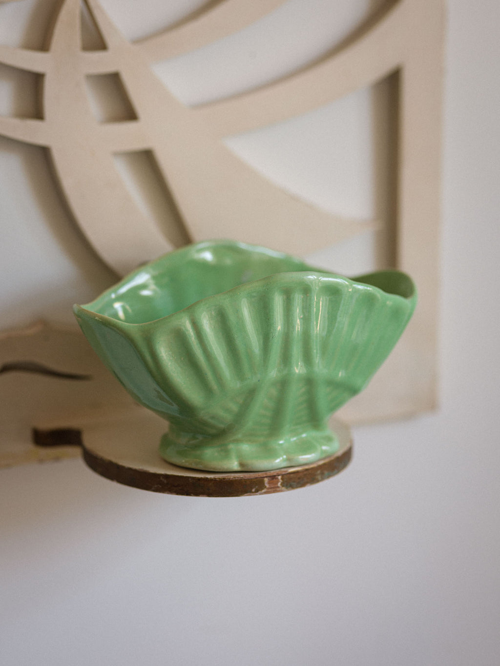 Basket Vase - Vintage Govancroft Mantle Vase