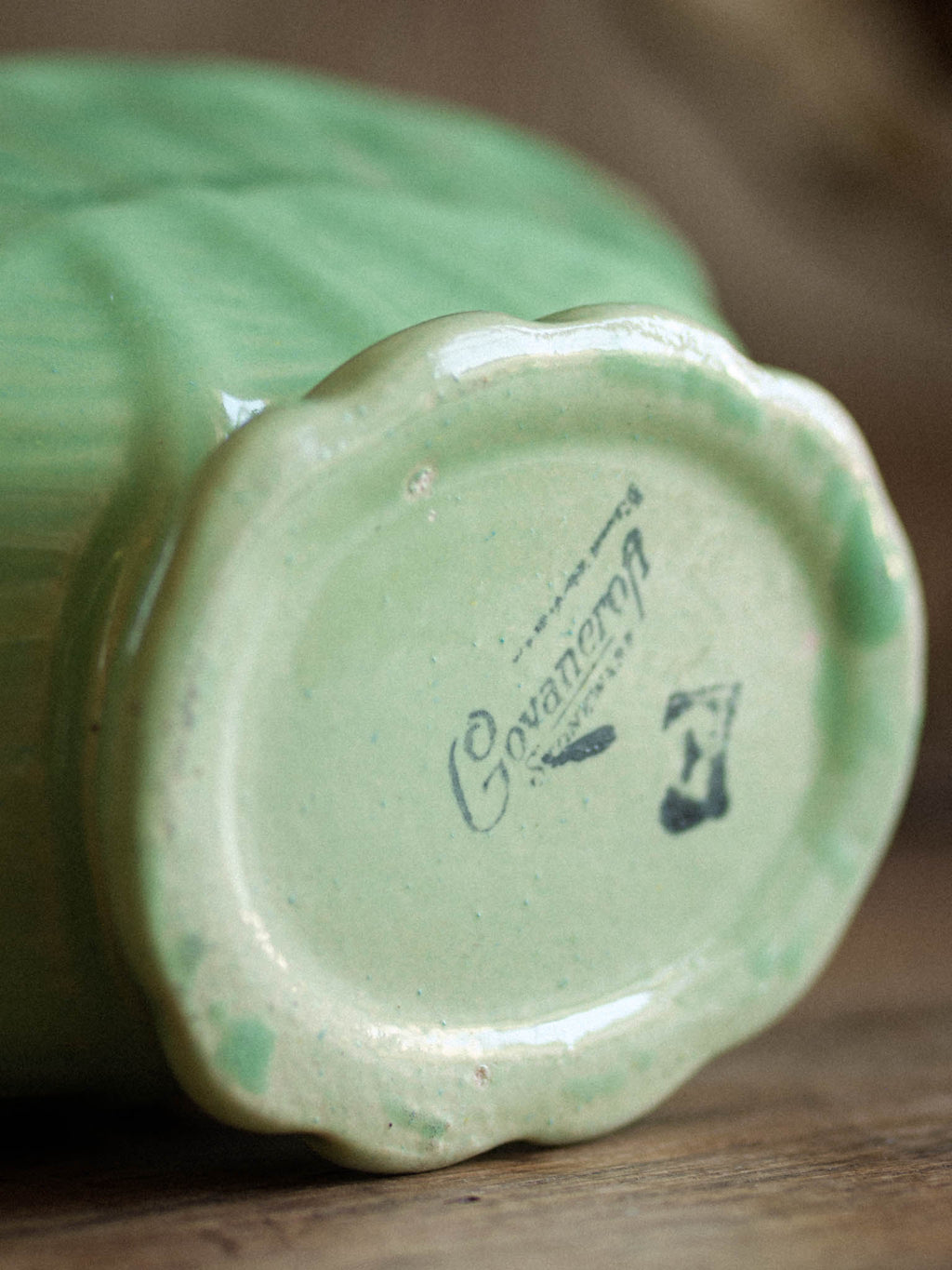 Basket Vase - Vintage Govancroft Mantle Vase