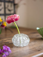 Large Glass Flower Frog - Vintage Glass Flower Holder NZ