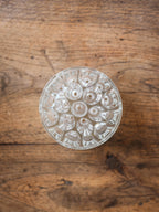 Large Glass Flower Frog - Vintage Glass Flower Holder NZ