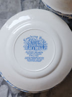 Alfred Meakin Coaching Days Blue & White Transferware – Vintage English Tableware Set