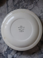 Crown Lynn Blue & White Plates – Vintage New Zealand Tableware Set of 5