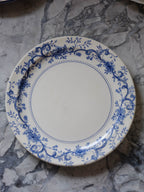 Crown Lynn Blue & White Plates – Vintage New Zealand Tableware Set of 5